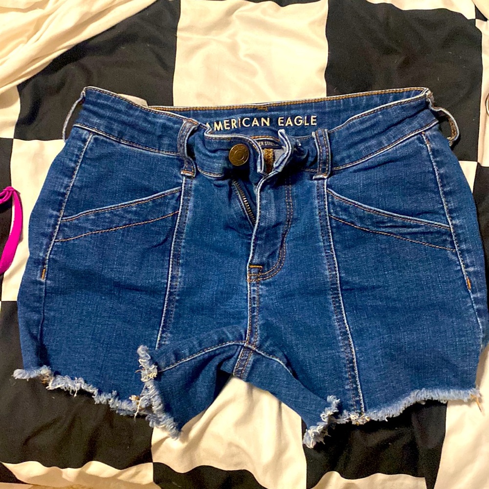 denim shorts